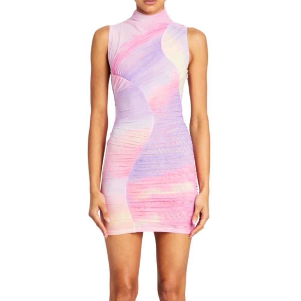 NWOT Seroya “Dawn” mesh Ombre dress!